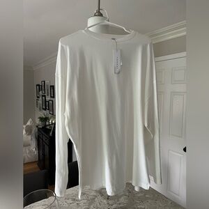 NWT Topshop  Oversized Cotton  Crewneck Shirt S M L XL